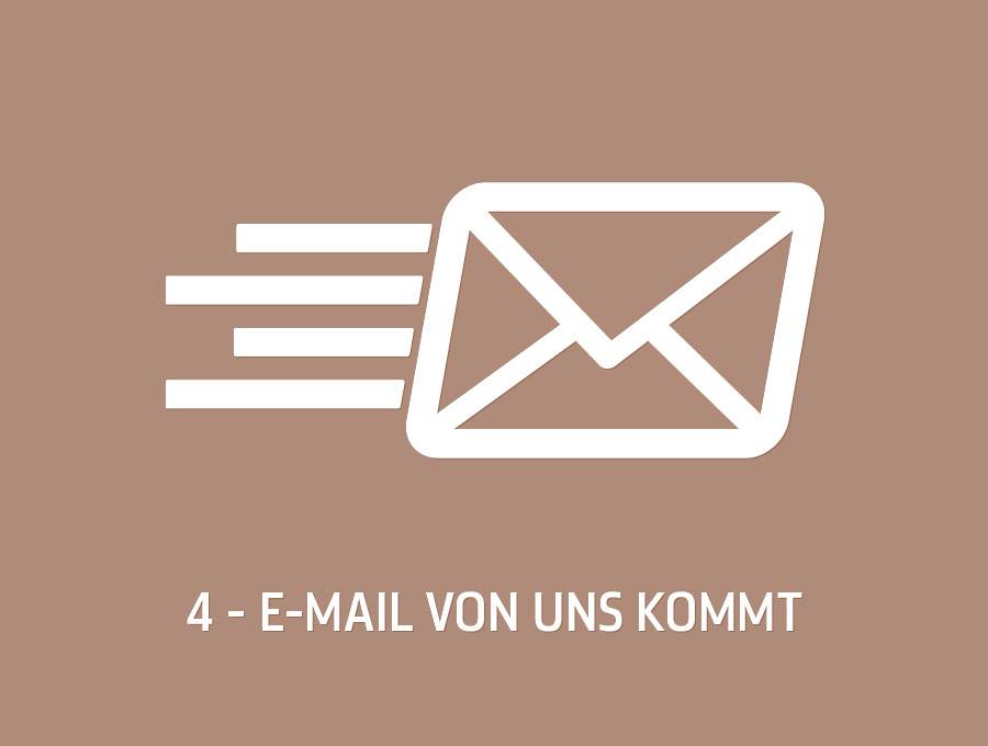 4 - Sie erhalten von uns eine E-Mail